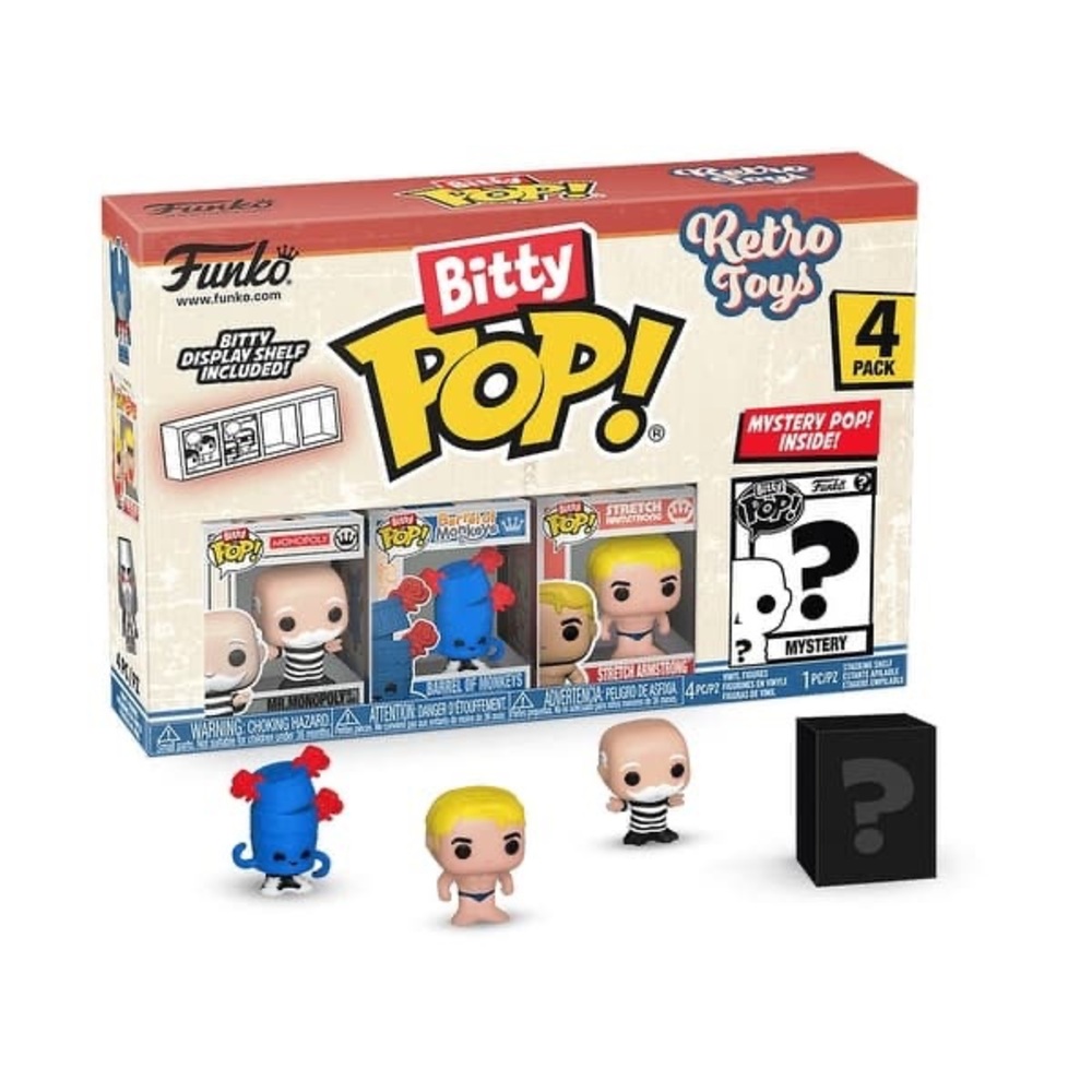 Funko POP! Bitty Retro Toys, 4-Pack, Series 4 - NWT! - Picture 4 of 6